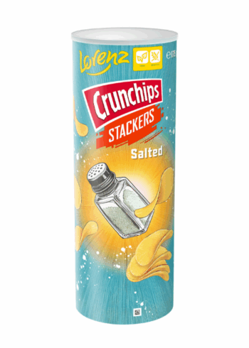 CRUNCHIPS STACKERS kartulikrõpsud soolaga 175g